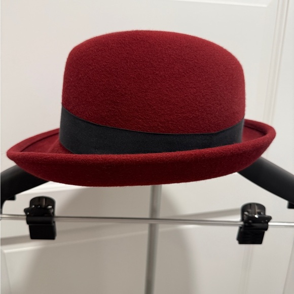 Goorin Brothers Deep Red/Maroon Felt Fedora main image 7